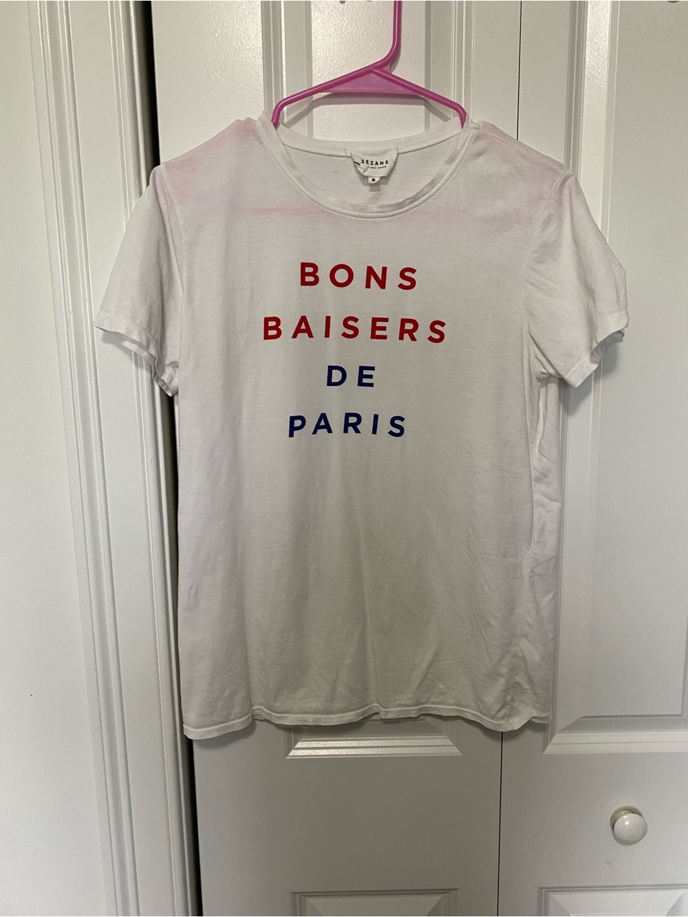 Sezane’Bons Baisers De Paris' Graphic Tee